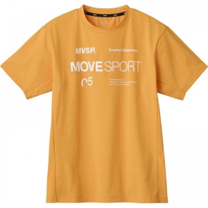 ムーブスポーツmovesportオーセンティックショートスリーブシャツマルチSP半袖 Tシャツ(dmmxja51-or)