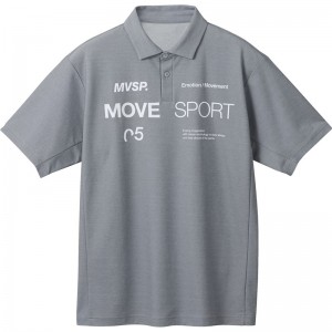 ムーブスポーツmovesportミニカノコ オーセンロゴ ポロシャツマルチSPポロシャツ(dmmxja71-gym)