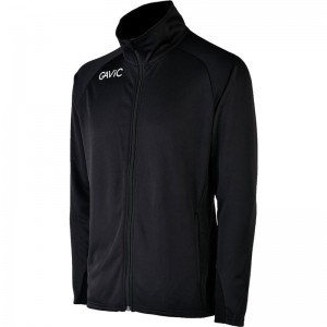 GAViC(ガビック)トレーニングトップ(フルZIP)サッカー ＷＵＰニットジャケット(ga0140-blkblk)