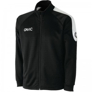 GAViC(ガビック)ジュニア AKウォーミングトップ(フルZIP)サッカー トレーニングシャツ ＪＲ(ga0616-blkwht)