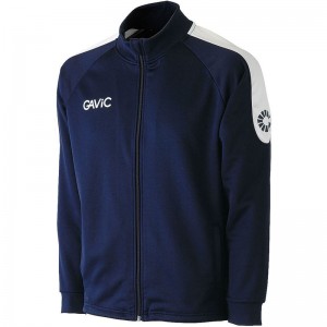 GAViC(ガビック)ジュニア AKウォーミングトップ(フルZIP)サッカー トレーニングシャツ ＪＲ(ga0616-nvywht)