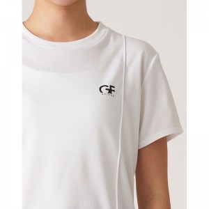 G-FIT(ジーフィット)ショートスリーブトップウェルネス 半袖Ｔシャツ(gac664ts-w)