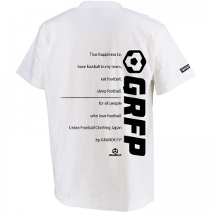 grande(グランデ)メッセージプリント.プレミアムTシャツフットサル 半袖Tシャツ(gfph22005-0109)