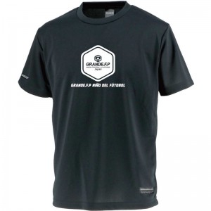 grande(グランデ)BIGヘキサゴンプリントプレミアムTシャツフットサル 半袖Tシャツ(gfph22006-0901)