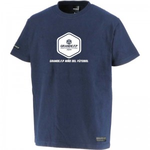 grande(グランデ)BIGヘキサゴンプリントプレミアムTシャツフットサル 半袖Tシャツ(gfph22006-8701)