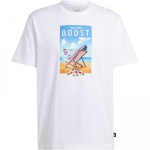 adidas(アディダス)43 MBOOSTグラフィックTシャツマルチSPTシャツ M(joj64-iw0286)