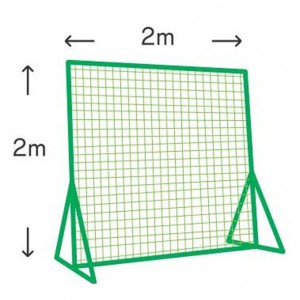 カネヤ KANEYA防球フェンス取替用ネット(硬式・軟式兼用)2m×2m野球 ソフトネット(KB1500N)