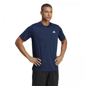 adidas(アディダス)M TENNIS CLUB 半袖Tシャツ硬式テニスウェアTシャツMLE70