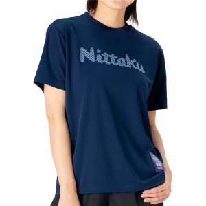 ニッタク(nittaku)ニッタクドット TシャツタッキュウハンソデTシャツ(nx2015-02)