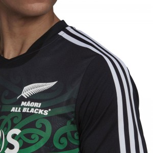 adidas(アディダス)マオリ・オールブラックス ラグビー パフォーマンス Tシャツラグビー・アメフト 半袖Ｔシャツ(p6138-hg7325)