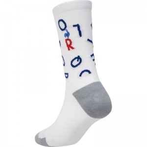 lecoqsportif(ルコック)MoveSox(総柄/ミドル丈)マルチトレ-ニングソックスqmaxjb11-whbl