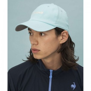 lecoqsportif(ルコック)FAN AIRコットンキャップマルチトレ-ニングキャップ・ハットqmaxjc10-gr