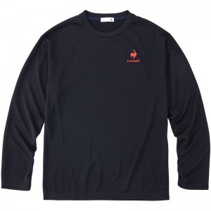 lecoqsportif(ルコック)エコペットロングスリーブシャツマルチSP 長袖Tシャツ(qmmujb30z-nvy)