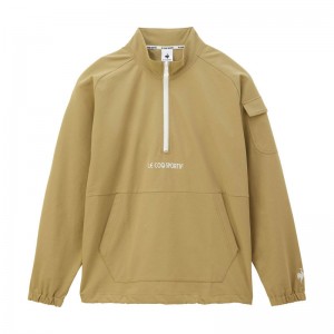 lecoqsportif(ルコック)LCS Plumeクロス スタンドジップシャツ(Aile forme)マルチトレ-ニングトップス単品(etc)qmmxjc40-bg