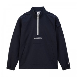 lecoqsportif(ルコック)LCS Plumeクロス スタンドジップシャツ(Aile forme)マルチトレ-ニングトップス単品(etc)qmmxjc40-nv