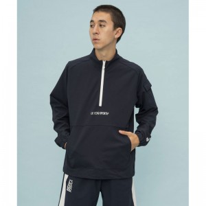 lecoqsportif(ルコック)LCS Plumeクロス スタンドジップシャツ(Aile forme)マルチトレ-ニングトップス単品(etc)qmmxjc40-nv