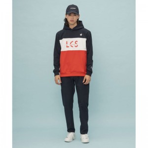 lecoqsportif(ルコック)LCS Plumeクロス フーデッドパーカーマルチトレ-ニングトップス単品(etc)qmmxjc41-nv