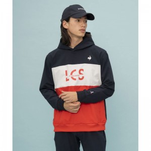 lecoqsportif(ルコック)LCS Plumeクロス フーデッドパーカーマルチトレ-ニングトップス単品(etc)qmmxjc41-nv