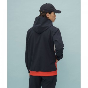 lecoqsportif(ルコック)LCS Plumeクロス フーデッドパーカーマルチトレ-ニングトップス単品(etc)qmmxjc41-nv