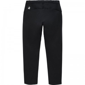 lecoqsportif(ルコック)ソロテックストリコット AIR STYLISH PANTS(L`oeuf forme)マルチトレ-ニングボトムス単品(パンツ)qmmxjd32-bk