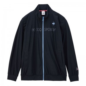 lecoqsportif(ルコック)接触冷感ジャージ スタンドジャケットマルチトレ-ニングトップス(SET)qmmxjf02-nv