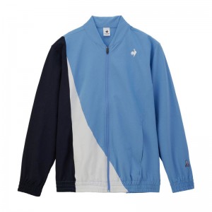 lecoqsportif(ルコック)LCS Plumeクロス ジャケットマルチトレ-ニングトップス(SET)qmmxjf20-bl