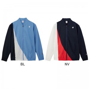 lecoqsportif(ルコック)LCS Plumeクロス ジャケットマルチトレ-ニングトップス(SET)qmmxjf20-bl