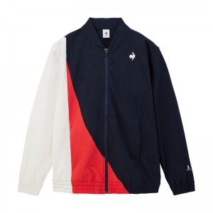 lecoqsportif(ルコック)LCS Plumeクロス ジャケットマルチトレ-ニングトップス(SET)qmmxjf20-nv