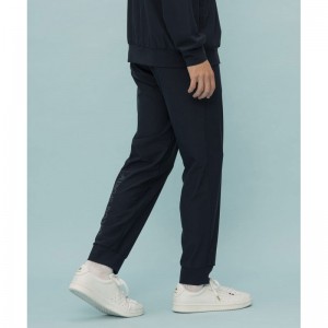 lecoqsportif(ルコック)接触冷感ジャージ ロングパンツマルチトレ-ニングボトムス(SET)qmmxjg02-nv