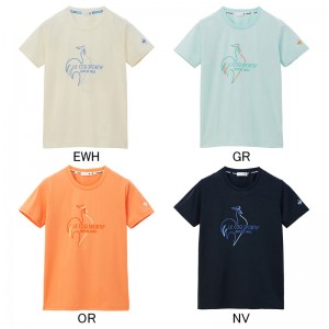 lecoqsportif(ルコック)ヘランカサンスクリーン 半袖Tシャツマルチトレ-ニングトップス単品(シャツ短)qmwxja01-nv