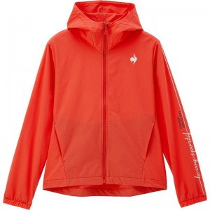 lecoqsportif(ルコック)ストレッチクロス ジャケットマルチSPウインドシャツ W(qmwxjf20-rd)