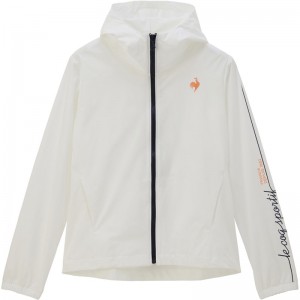 lecoqsportif(ルコック)ストレッチクロス ジャケットマルチSPウインドシャツ W(qmwxjf20-wh)