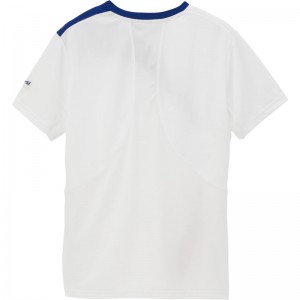 lecoqsportif(ルコック)切り替えゲームシャツテニスゲームシャツ M(qtmxja04-wh)
