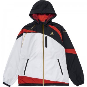 lecoqsportif(ルコック)ウインドジャケットテニスウィンドジャケット(qtuwjf30sn-bkrd)