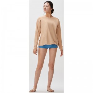 speedo(スピード)SF E L/S UV TOP水泳 長袖Tシャツ(sfw72334-be)