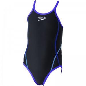 speedo(スピード)PUSH UP TURNS SUIT水泳 水着 WJ競技(stg02301-bl)