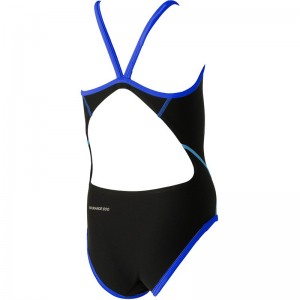 speedo(スピード)PUSH UP TURNS SUIT水泳 水着 WJ競技(stg02301-bl)