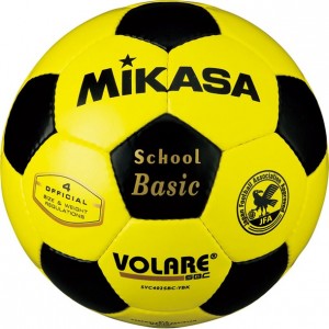 ミカサ mikasaサッカー 4号 ケンテイキュウ シロ クロサッカー競技ボール(svc402sbc-ybk)