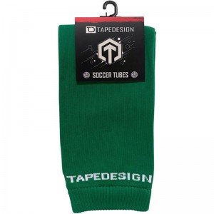 TAPEDESIGNSOCKSSOCCER TUBES GREENサッカーストッキング(t009)