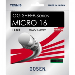 ゴーセン GOSENOG-SHEEP MICRO 16テニスガットts403-bk