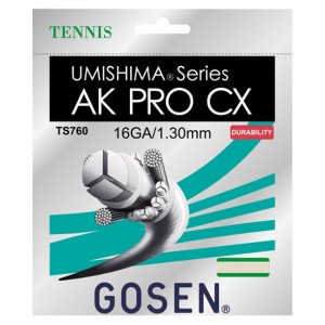 ゴーセン GOSENウミシマ AK プロ CX 16 20Pテニス硬式 ガット(TS760NA20P)