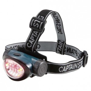 キャプテンスタッグ captainstagNEWビビッド LEDヘッドライトアウトドアグッズ(UK3021)