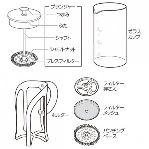 キャプテンスタッグ captainstagプレスサーバー 600アウトドアグッズ(uw3516)