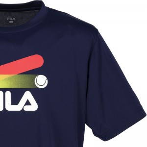 FILA(フィラ)グラフィックTシャツテニス 半袖Ｔシャツ(vm5707-20)