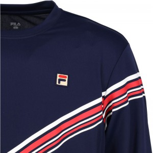 FILA(フィラ)ロングスリーブシャツテニス 長袖Ｔシャツ(vm5708-20)