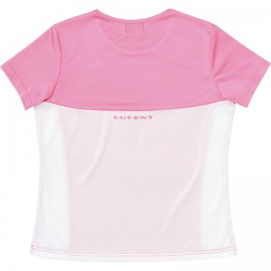 LUCENT(ルーセント)Ladies Tシャツ ピンクテニス Ｔシャツ ウィメンズ(xlh2331)