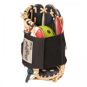 ローリングス Rawlingsグラブベルト+型ボールグラブベルト ブラック/キャメル 24SSEACL14S01