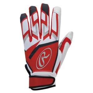 ローリングス Rawlings（両手用） シープレザーバッティンググラブバッティンググラブ レッド/ブラック 24SSEBG23S03