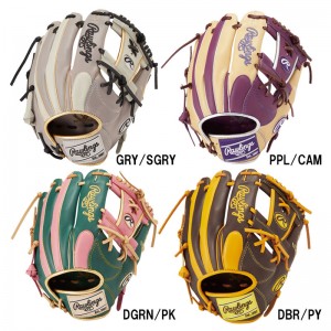 ローリングス Rawlings 軟式ハイパーテック COSYNCN62 内野手用 野球 軟式 グラブ グローブ 一般 カラフル  24AW(GR4FHTCN62)