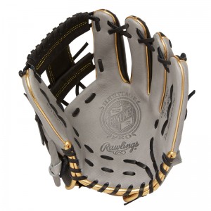 ローリングス Rawlings軟式HOHプロジーンズN62グレー/ブラック軟式用グローブ 24AWGR4FR7N62